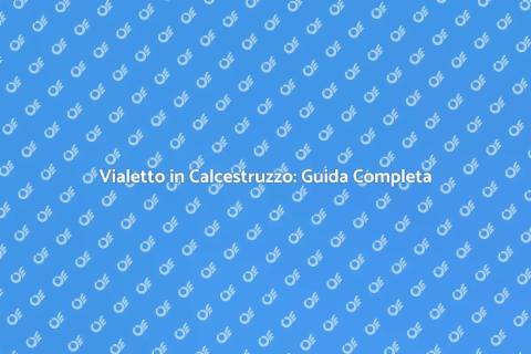 Installare Vialetto in Calcestruzzo