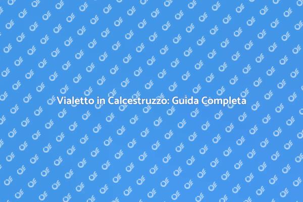 Come Installare un Vialetto in Calcestruzzo