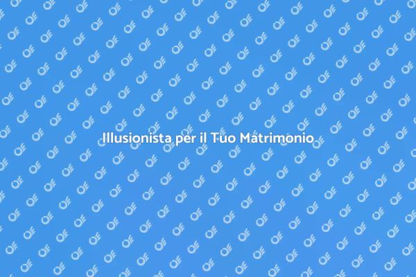 Un Mago per il Tuo Giorno Speciale