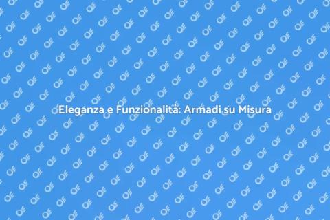 Armadio a muro su misura elegante