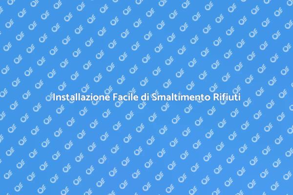 Come Installare uno Smaltimento di Rifiuti