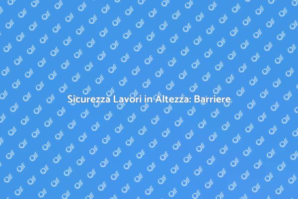 Importanza dell'Addestramento Sicurezza