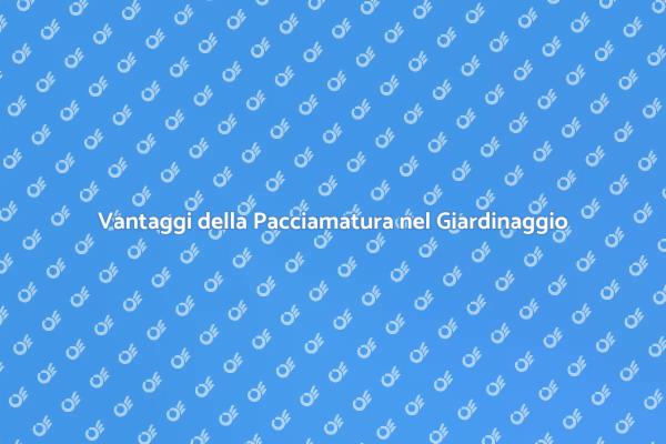 Pacciamatura: il Segreto per Giardini Sani