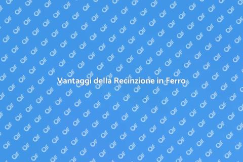 Recinzione in Ferro Moderna: Eleganza