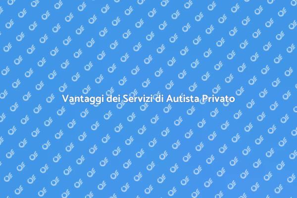 Autista Privato: Comfort e Sicurezza