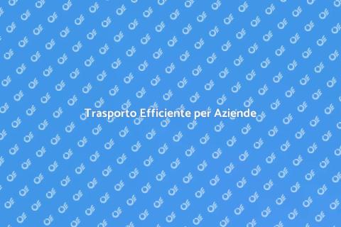 Trasporto Uffici e Aziende Affidabile