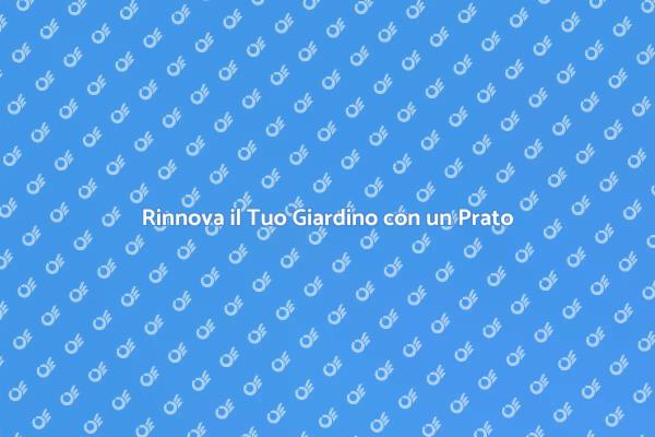 Rinnova il Tuo Spazio Verde
