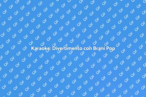 Noleggio Karaoke Brani Internazionali