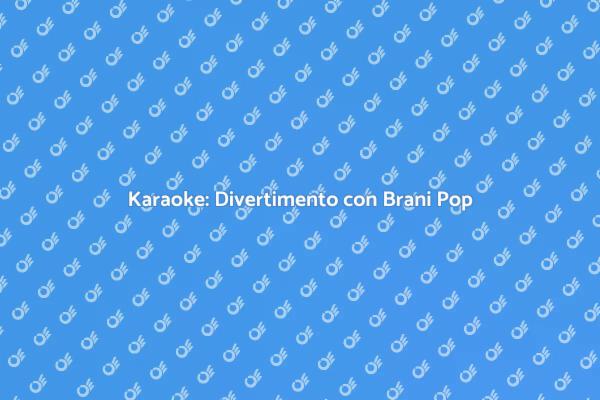 Karaoke: Un'Esplosione di Divertimento!