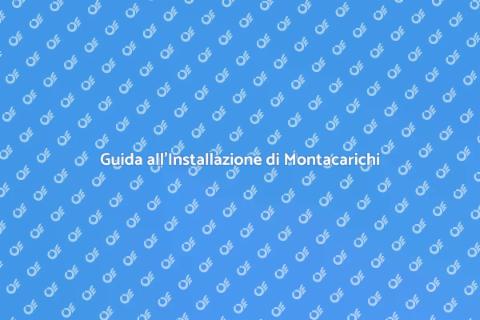 Montacarichi Moderno: Installazione Facile