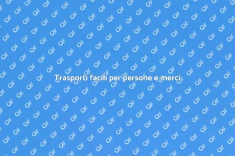 Trasporto persone e cose facile e veloce