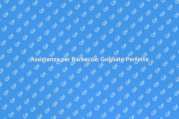 Risolvi i Problemi del Tuo Barbecue