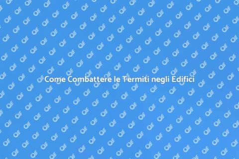 Trattamento Anti Termiti Edifici