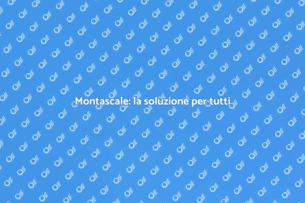 Montascale per una vita senza barriere