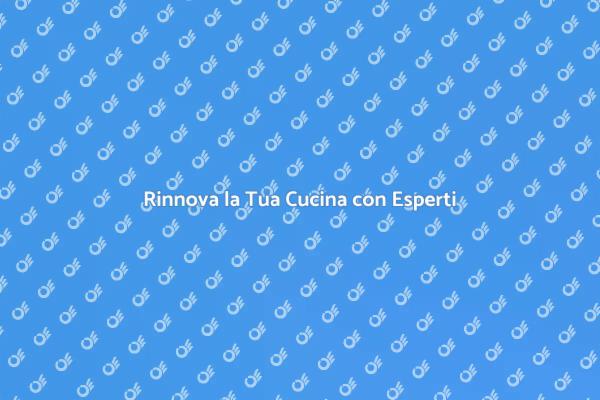 Trasforma la Tua Cucina con Stile
