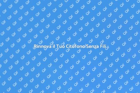 Sostituzione Cornetta Citofono Senza Fili