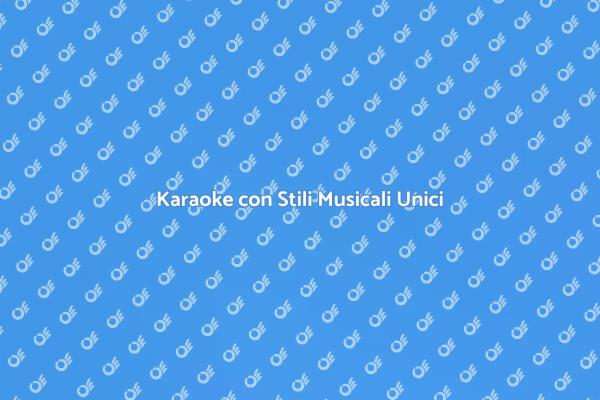 Karaoke: Un'Esperienza Musicale Unica