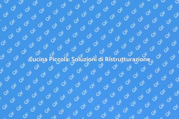 Ristrutturare la Cucina: Spazi Funzionali