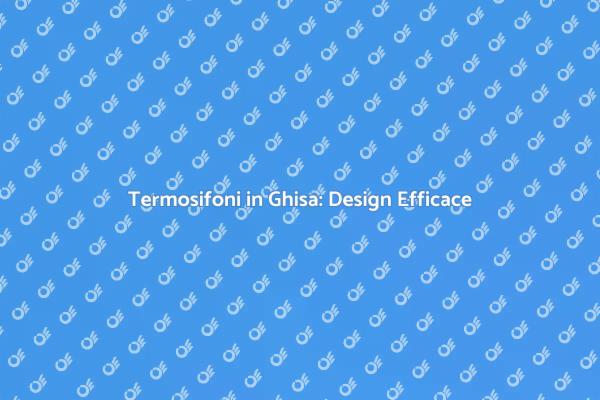 Rendi Eleganti i Termosifoni in Ghisa
