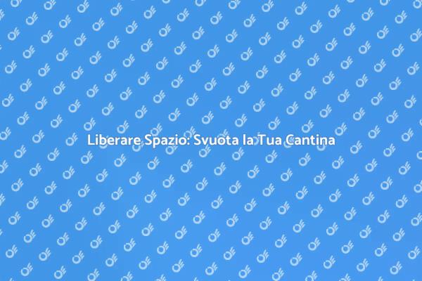 Come Svuotare la Cantina Professionale