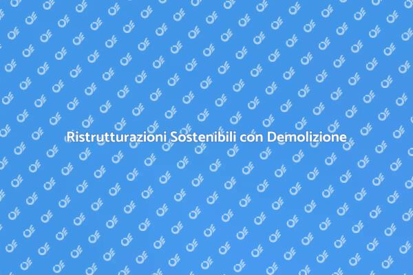 Ristruttura in Modo Sostenibile