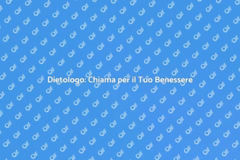Consulto con un Dietologo per Benessere