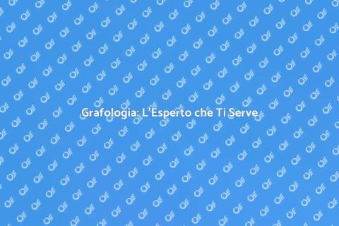 Perito Grafologico: Svelare la Scrittura