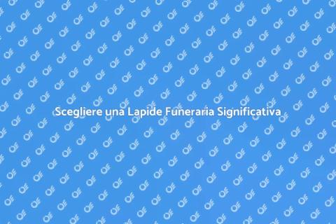 Nuova Lapide Funeraria: Onora la Memoria