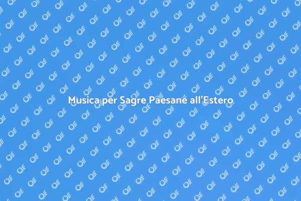 Band Ideali per Sagre Paesane