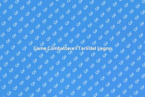 Trattamento Antitarlo per la Casa
