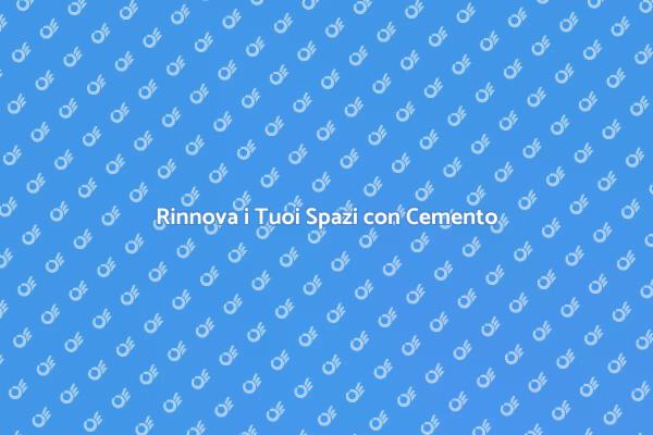 Pavimento in Cemento: Rinnova il Tuo Stile