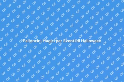 Maschera di Palloncini per Halloween