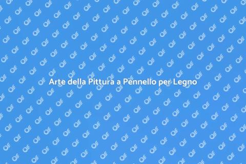 Pittura a Pennello per Legno