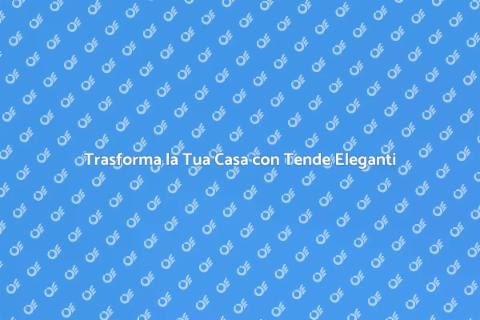 Tenda a Copriletto per Finestre
