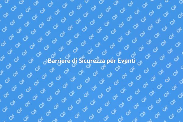 Sicurezza nei Tuoi Eventi