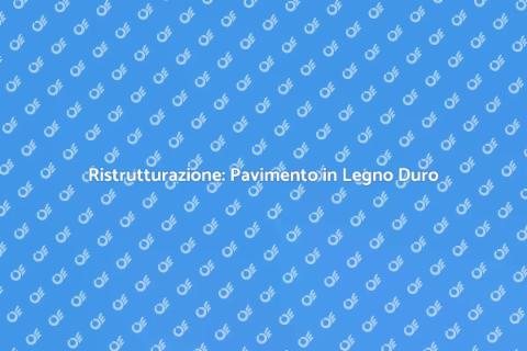 Rifinire Pavimento in Legno Duro