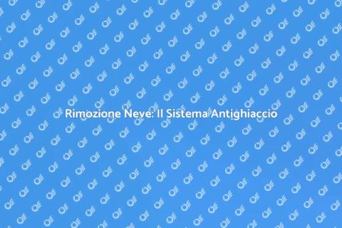 Sistema Antighiaccio: Rimozione Neve Facile