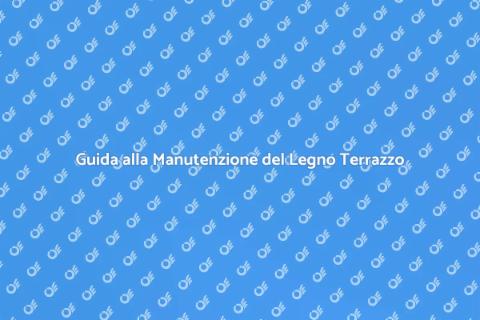 Manutenzione Copertura in Legno Terrazzo