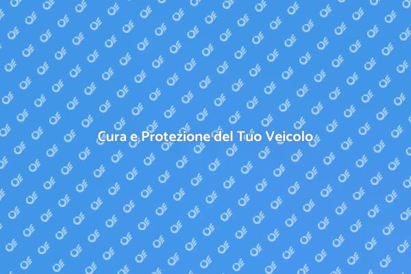 Manutenzione Veicolo: Trattamenti Essenziali