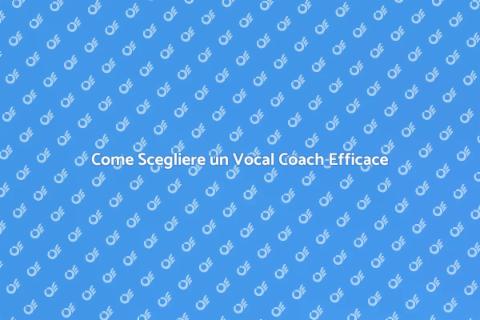 Assumere un Vocal Coach per Migliorare