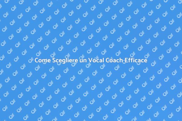 Migliora il Tuo Canto con un Coach