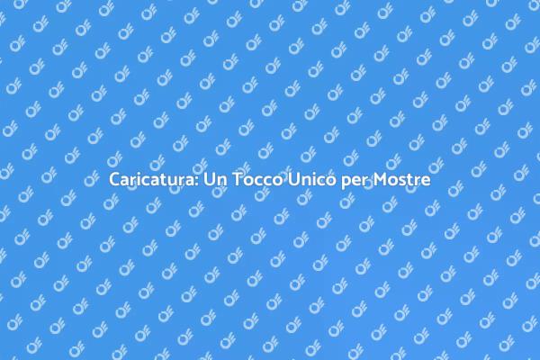 Caricaturista: L'Essenza della Tua Mostra