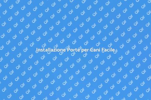 Porte per Cani: Libertà a Quattro Zampe