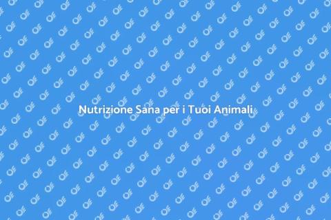 Consulenza Nutrizione Animali Domestici