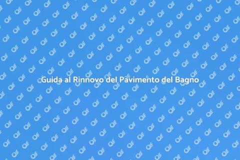 Stuccare il Pavimento del Bagno