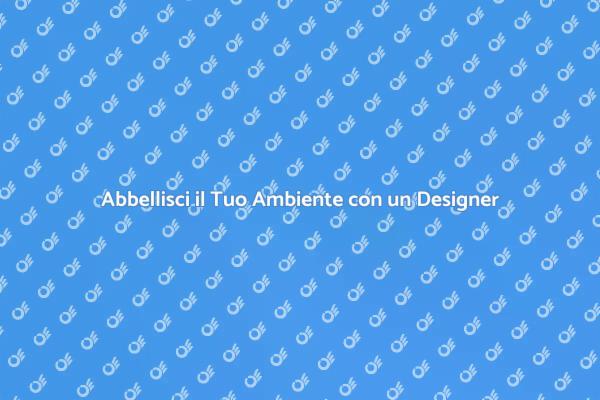 Trasforma i Tuoi Spazi con un Designer