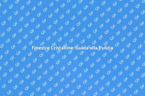 Pulizia Periodica delle Finestre