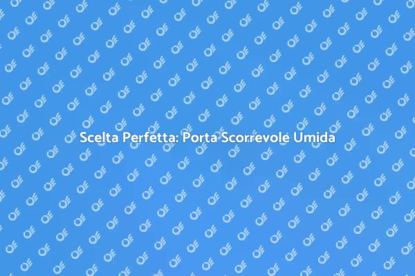 Porta Scorrevole: Stile e Funzionalità