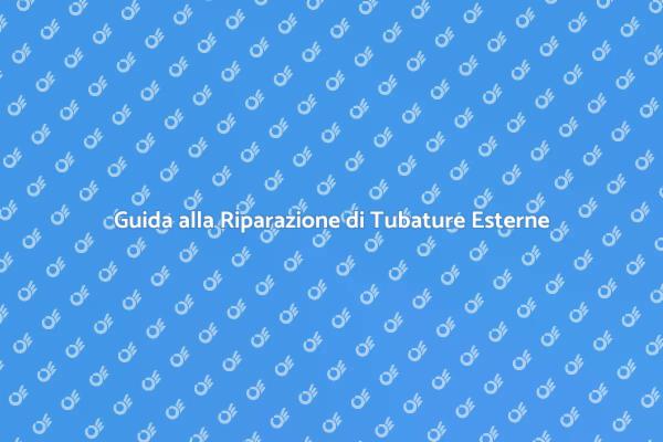 Riparazione Efficace di Tubature Esterne