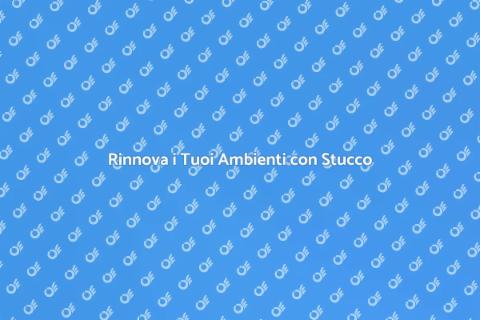 Applicazione di Stucco: Trasforma gli Spazi